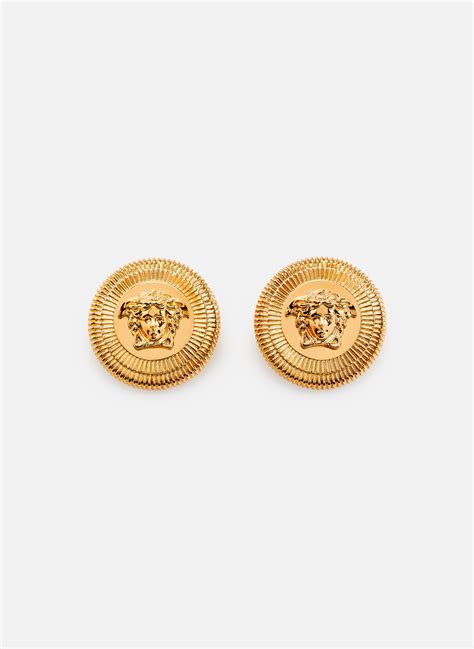 versace boucles d'oreilles|Versace Boucles d’Oreilles Femme .